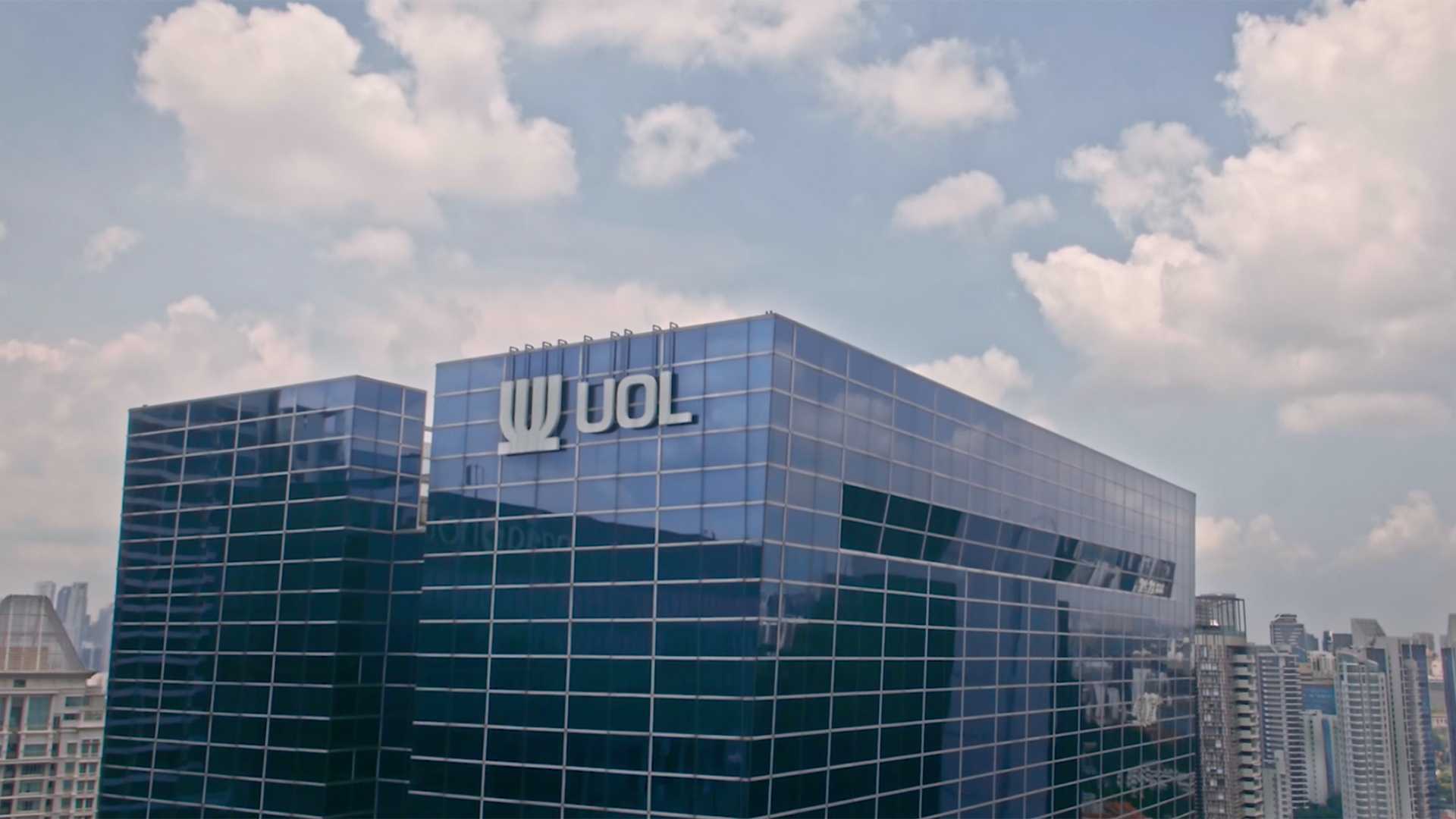 image of UOL Group Limited building with its logo