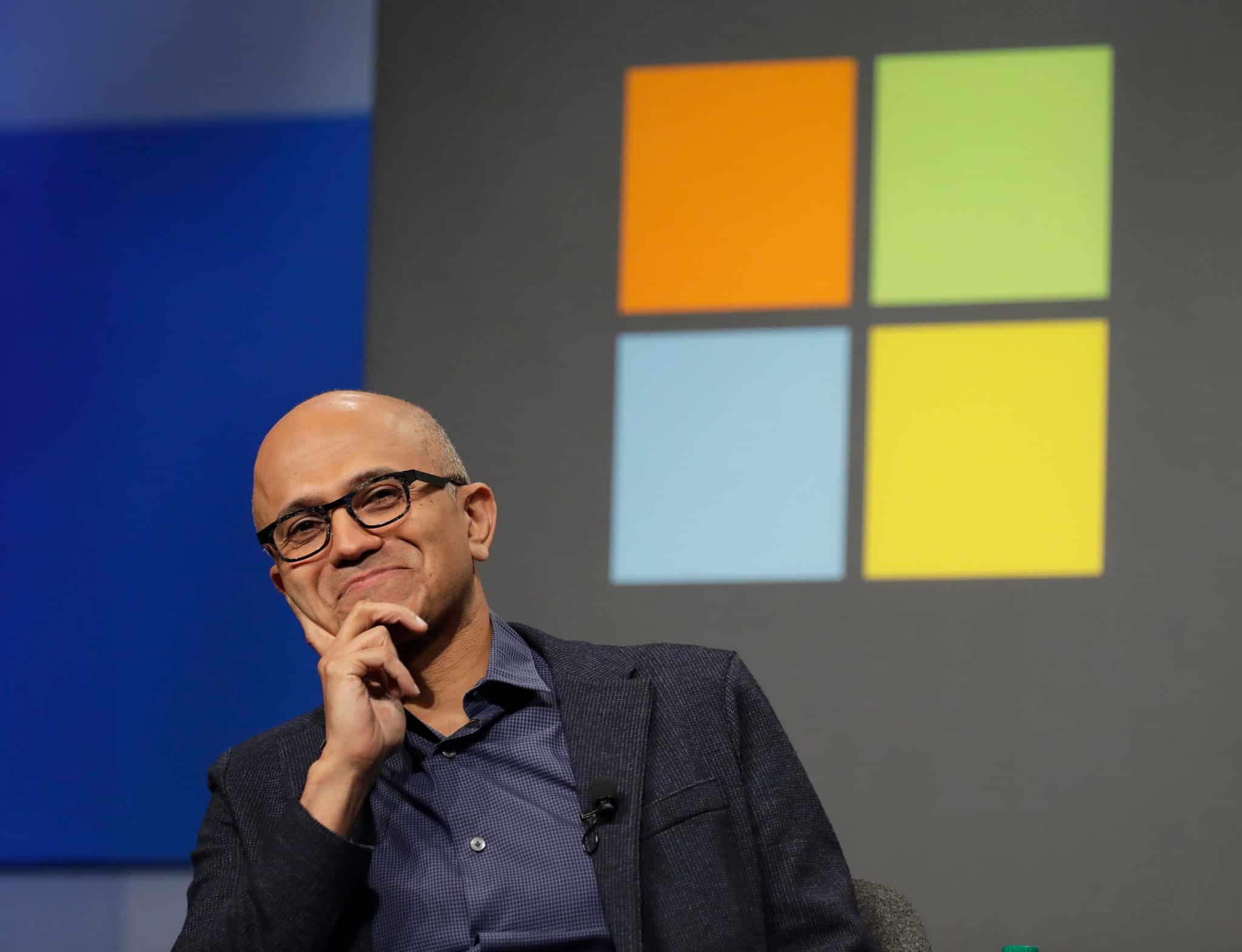 corporate photo of Satya Nadella as an emotionally intelligent leader