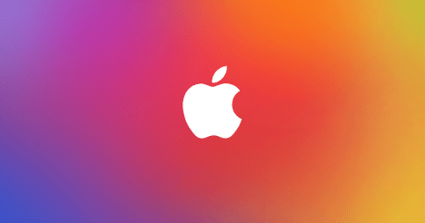 an image of apple's logo for brand storytelling example