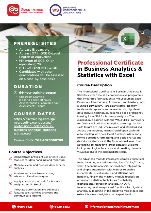 (SCTP) Advanced Certificate in Digital Marketing Course Brochure Cover