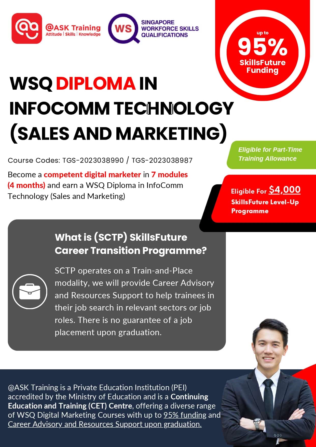 (SCTP) WSQ Diploma in Digital Marketing Course Brochure Cover