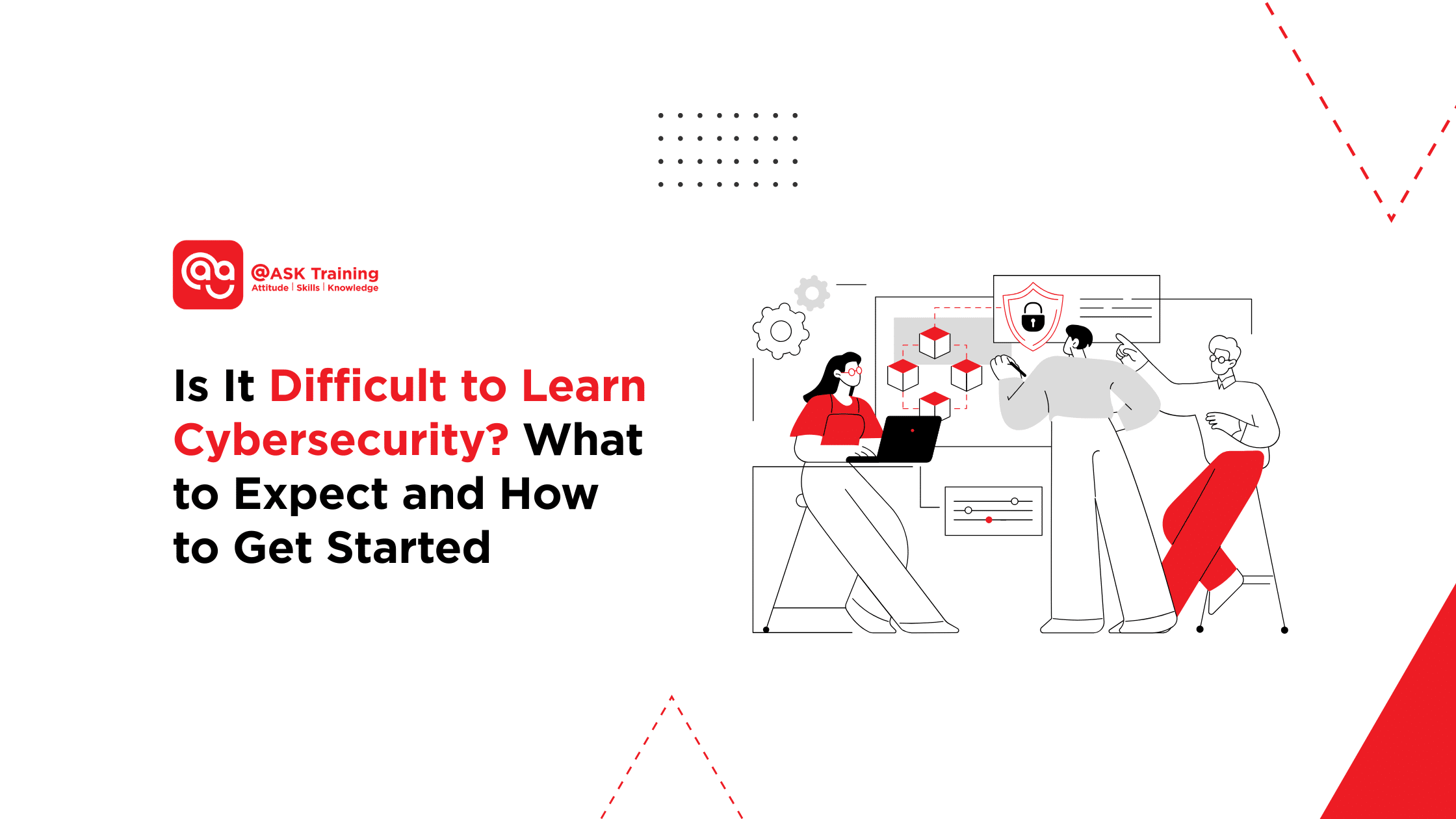 Is it difficult to learn cybersecurity what to expect and how to get started guide poster