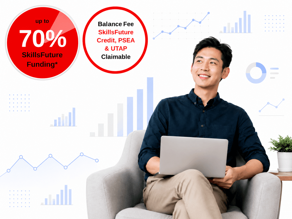cert-business-analytics-landing Up to 70% SkillsFuture Singapore Funding Diagram - SkillsFuture Credit, PSEA & UTAP Claimable