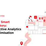 header banner of ai for smart inventory predictive analytics and optimisation with human elements and icons